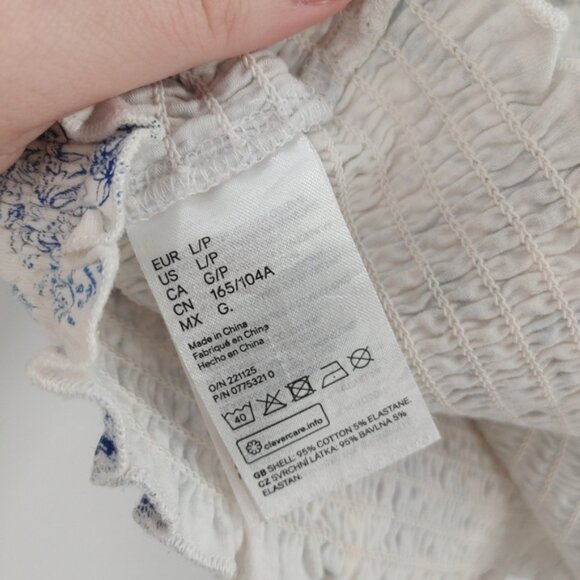 HM Smocked Strapless Crop - Picture 6 of 6